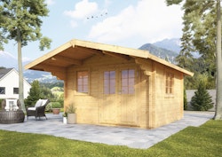 Wolff Finnhaus Gartenhaus Nordkap 70-A/B/C/D/F/G/L/M isolierverglast inkl. gratis Fundamentanker/Pads