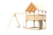 Akubi Kinderspielturm Luis mit Doppelschaukelanbau inkl. KletterwandBild