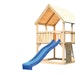 Akubi Kinderspielturm Luis mit Wellenrutsche und Kletterwand inkl. gratis ZubehörsetBild