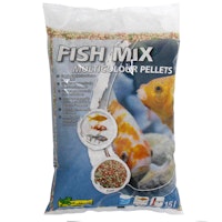 Ubbink Fish Mix - Multicolor Pellets - mehrfarbiges Alleinfutter in 4-mm-Pellets, alle Fische mit einer Größe von 10 bis 35 cm, Zusammensetzung: Proteine 18 %, Lipide 3 % - 15 l