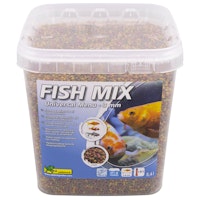 Ubbink Fish Mix - Menu Universal 3mm - mehrfarbiges Alleinfutter in 3 mm-Pellets, alle Fische mit einer Größe von 10 bis 25 cm, Zusammensetzung: Proteine 31 %, Lipide 5 %, Spirulina und Astaxanthin 1 mg/kg - 5,4 l