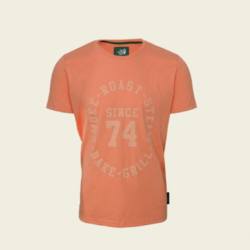 Big Green Egg T-Shirt - Since 74 - Peach/Salmon Bild