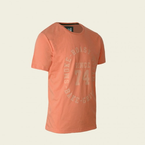 Big Green Egg T-Shirt - Since 74 - Peach/Salmon Bild