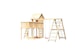 Akubi Stelzenhaus Frieda mit Doppelschaukelanbau, Klettergerüst, Anbauplattform und KletterwandBild