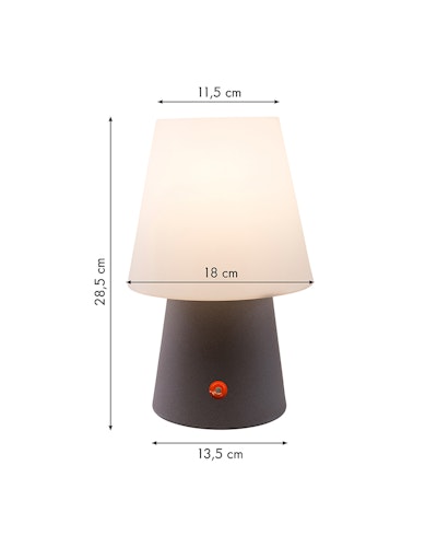 8 seasons design LED-Tischleuchte No. 1, 30 cm (WW), verschiedene Farben