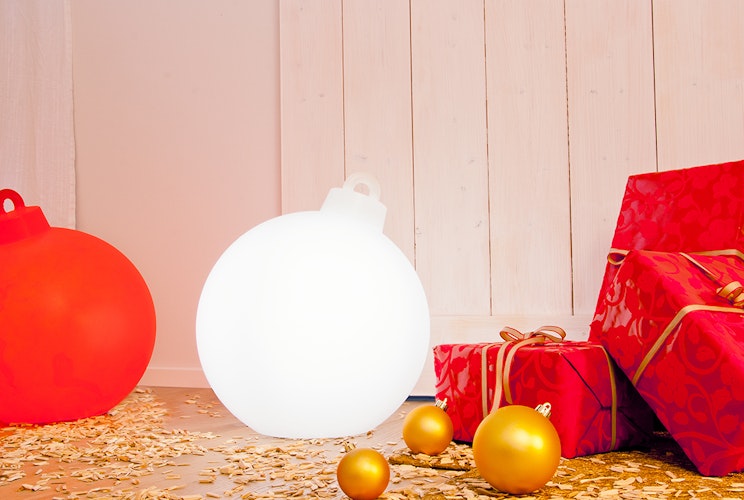 8 seasons design LED-Dekoleuchte Shining Christmas Ball (WW)