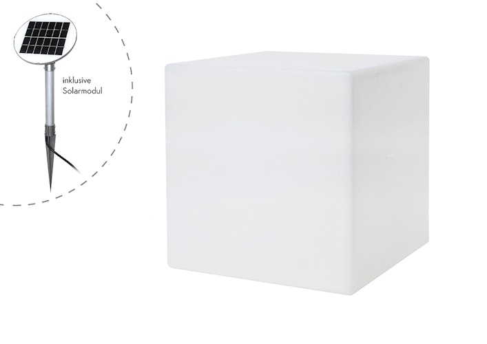 8 seasons design Solar LED-Dekoleuchte Shining Cube, verschiedene Größen