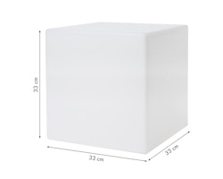 8 seasons design LED-Dekoleuchte Shining Cube 33 cm (RGB)