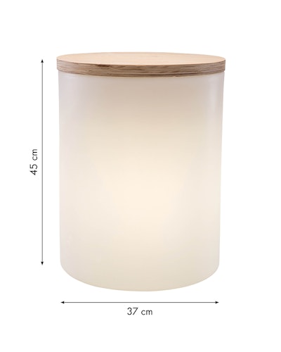 8 seasons design Solar LED-Dekoleuchte Shining Drum