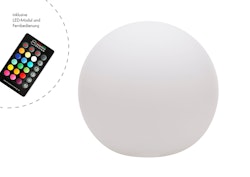 8 seasons design LED-Kugelleuchte Shining Globe (RGB), verschiedene Größen