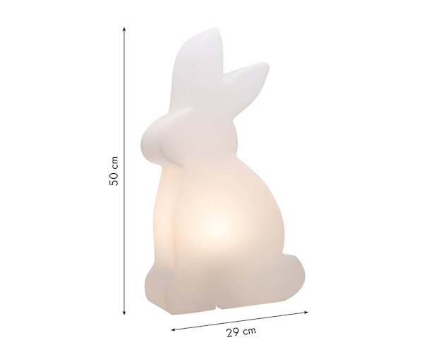8 seasons design Solar LED-Dekoleuchte Shining Rabbit 50 cm