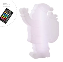 8 seasons design LED-Dekoleuchte Shining Santa H 78 cm cm (RGB)