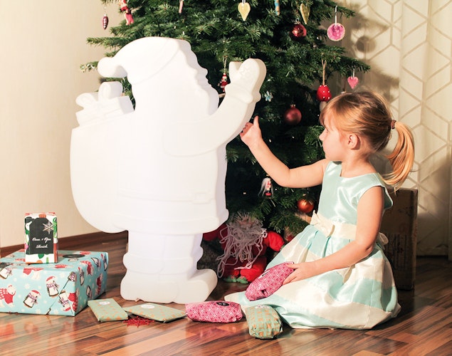 8 seasons design LED-Dekoleuchte Shining Santa H 78 cm cm (RGB)