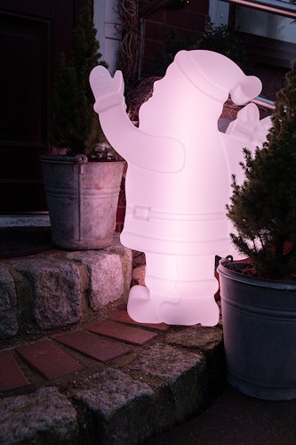 8 seasons design LED-Dekoleuchte Shining Santa H 78 cm cm (RGB)