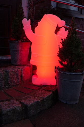 8 seasons design LED-Dekoleuchte Shining Santa H 78 cm cm (RGB)