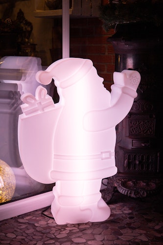 8 seasons design LED-Dekoleuchte Shining Santa H 78 cm cm (RGB)