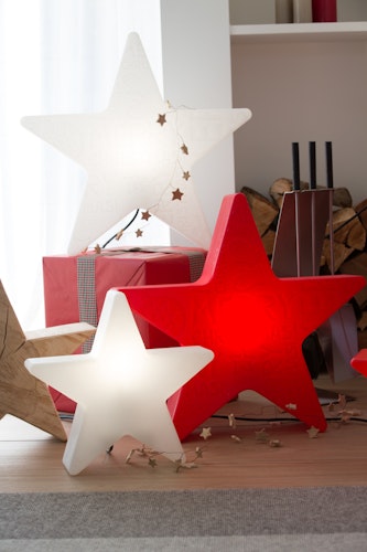 8 seasons design LED-Dekoleuchte Shining Star (WW), verschiedene Größen und Farben