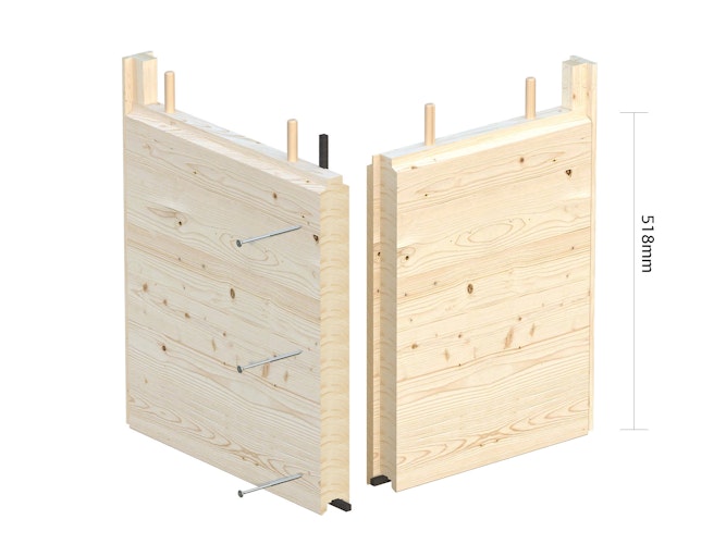 Palmako Gartensauna Grace 8,2 m² - 56 mm