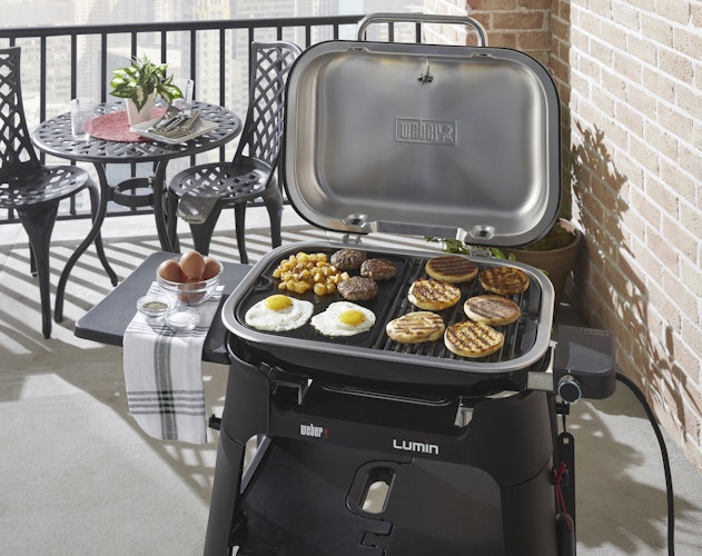 Weber Elektrogrill LUMIN COMPACT mit Stand - Black