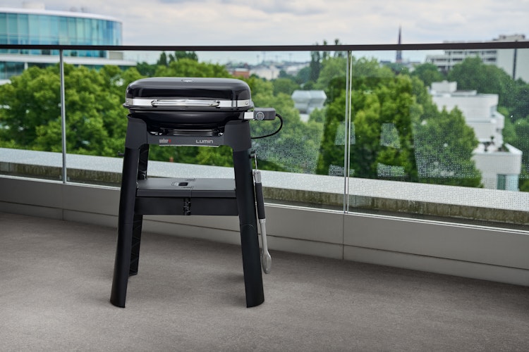 Weber Elektrogrill LUMIN COMPACT mit Stand - Black