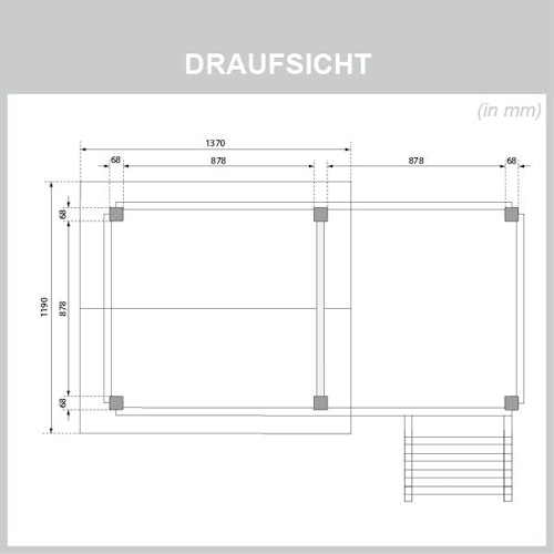 Akubi Kinderspielturm Frieda mit Anbau Bild