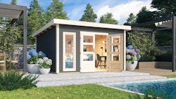 Karibu Woodfeeling Gartenhaus Northeim 5 - 38 mm inkl. gratis Innenraum-Pflegebox im Wert von 99€