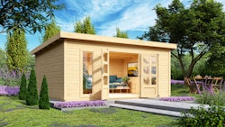 Karibu Woodfeeling Gartenhaus Northeim 6 - 38 mm inkl. gratis Innenraum-Pflegebox im Wert von 99€