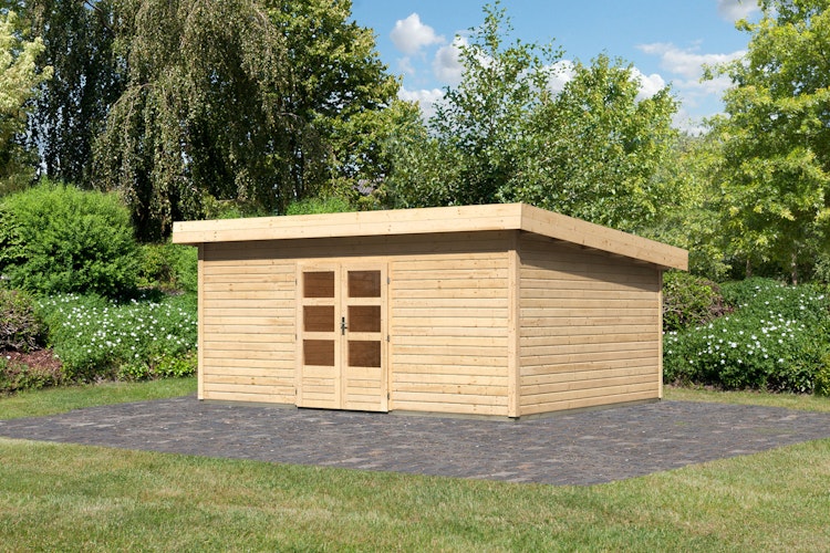 Karibu Woodfeeling Gartenhaus Northeim 6 - 38 mm inkl. gratis Innenraum-Pflegebox im Wert von 99€