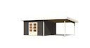 Vorschaubild Karibu Woodfeeling Gartenhaus Northeim 5 inkl. 300 cm Schleppdach und Rückwand