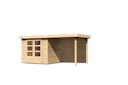 Vorschaubild Karibu Woodfeeling Gartenhaus Askola 2/3/3,5/4/5/6 mit 240 cm Schleppdach + Rückwand