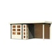 Karibu Woodfeeling Gartenhaus Kerko 3/4/5/6 mit 240 cm Schleppdach inkl. Rückwand - 19 mm inkl. gratis Innenraum-Pflegebox im Wert von 99€Bild