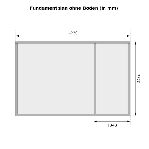 Karibu Woodfeeling Mittelwand-Gartenhaus Schönbuch 2 - 38 mm inkl. gratis Innenraum-Pflegebox im Wert von 99€ Bild