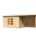 Karibu Woodfeeling Gartenhaus Kandern 6/7 mit 300 cm Schleppdach + Rückwand inkl. gratis Innenraum-Pflegebox im Wert von 99€Bild