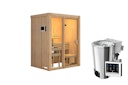 Vorschaubild Karibu Sauna Avari 1 Superior mit Fronteinstieg 68 mm - 230 Volt Plug & Play