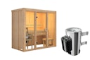 Vorschaubild Karibu Sauna Avari 2 Superior mit Fronteinstieg 68 mm - 230 Volt Plug & Play