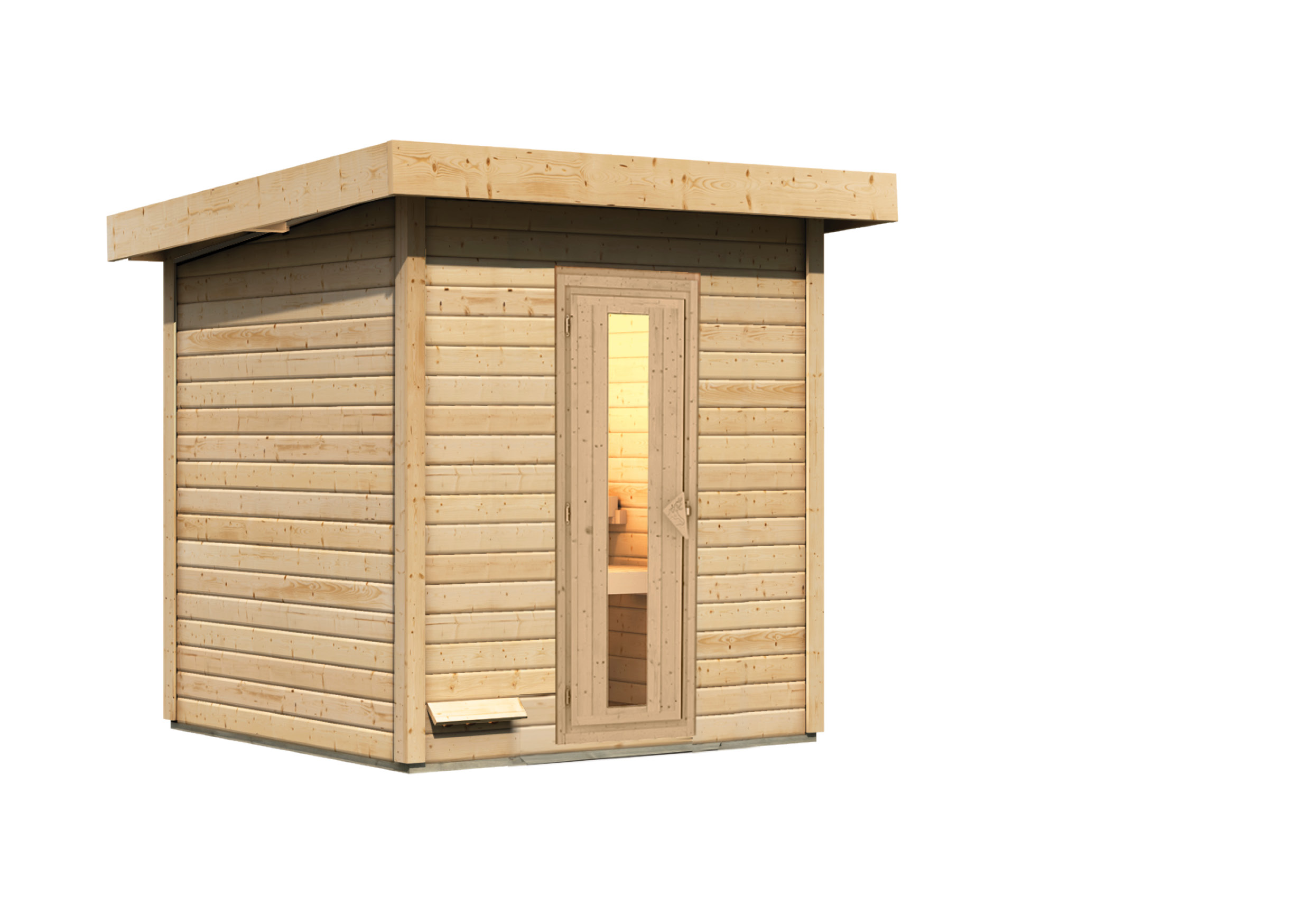 Vorschaubild Galerie Karibu Gartensauna Saunahaus Hytti 2 inkl. 9-teiligem gratis Zubehörpaket