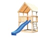 Akubi Kinderspielturm Luis mit Wellenrutsche und Netzrampe inkl. gratis Akubi Farbsystem & KuscheltierBild