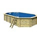 Karibu Pool Modell 5 Classic A/B/C/D 700 x 400 cm - kesseldruckimprägniert inkl. gratis Sandfilteranlage & Pool-PflegesetBild