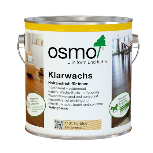 Osmo Klarwachs farblos für Innenbereich 1101 Bild