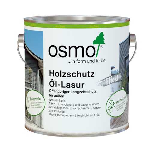 Osmo Holzschutz Öl-Lasur Effekt Bild