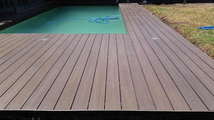 Fiberdeck Premium WPC-Terrassendiele RHK Ipé 23 x 138 mm Bild