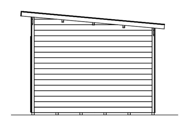 Skan Holz Gartenhaus Flex - 28 mm Bild