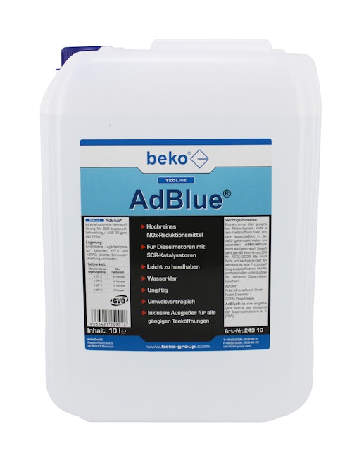 AdBlue® nach ISO 22241 im 10l Kanister mit Einfüllhilfe