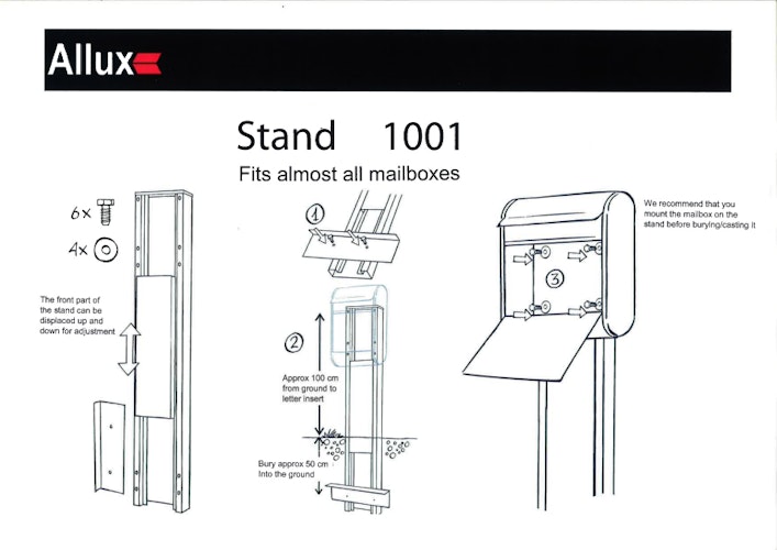 ALLUX Montagefuß 8002 universal