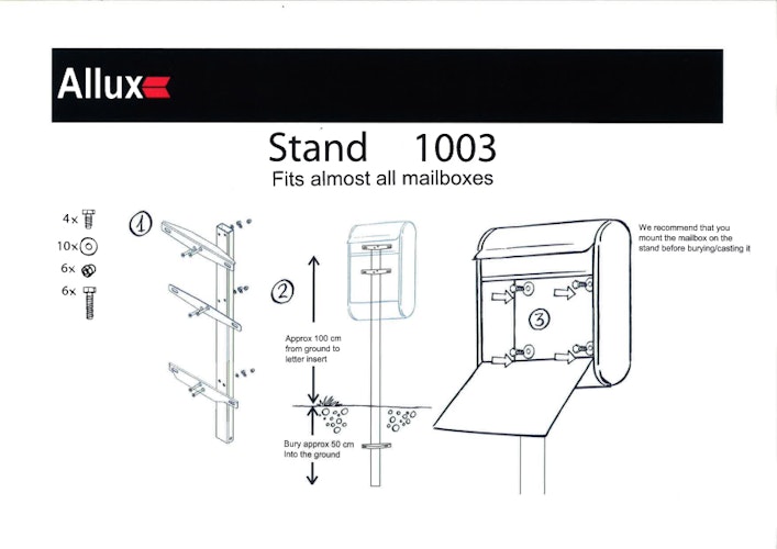 ALLUX Montagefuß 8002 universal