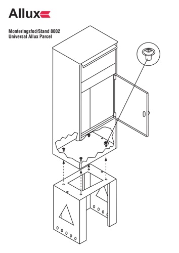 ALLUX Montagefuß 8002 universal