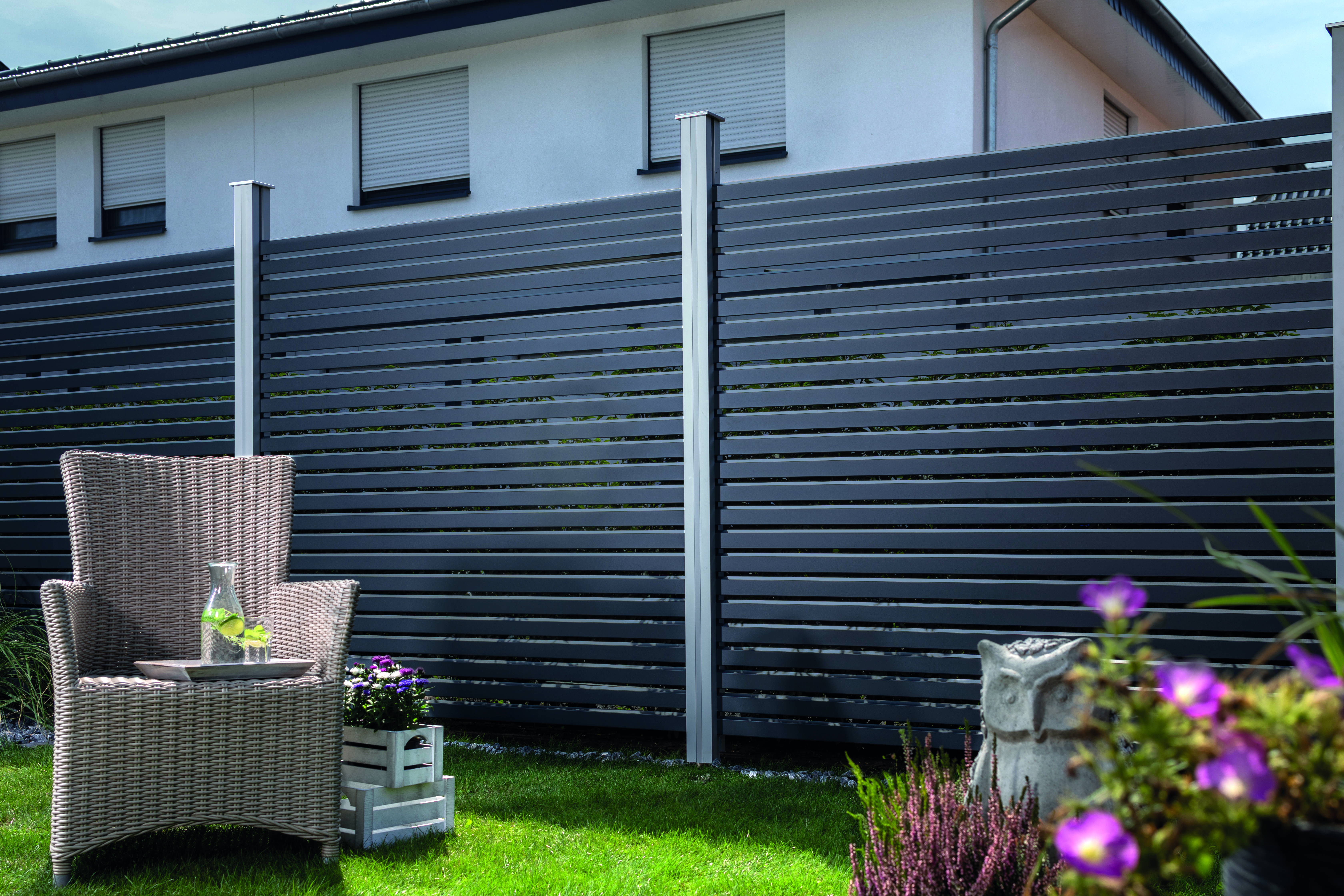 OSMO ALU-Fence RHOMBUS B  Grundelement 1800 x 1820 mm