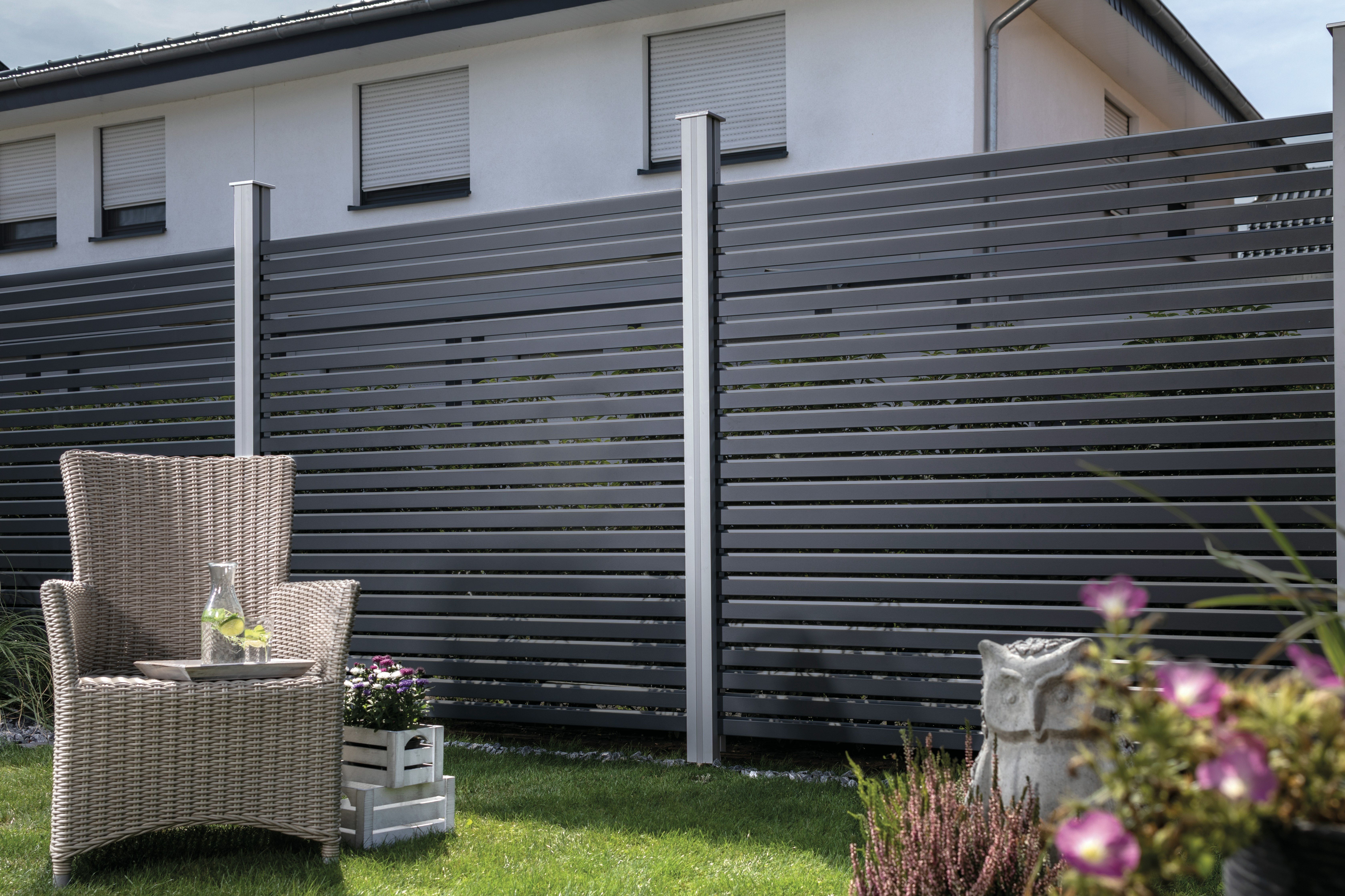 OSMO ALU-Fence RHOMBUS B  Grundelement 1800 x 1820 mm
