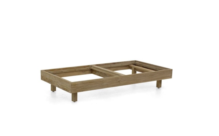 Apple Bee Doppel Loungemodul MODULE X 150x74 cm, Teak Coastal - Abverkauf