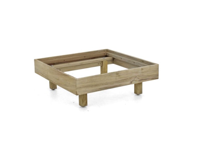 Apple Bee Einzel Loungemodul MODULE X 74x74 cm, Teak Coastal - Abverkauf